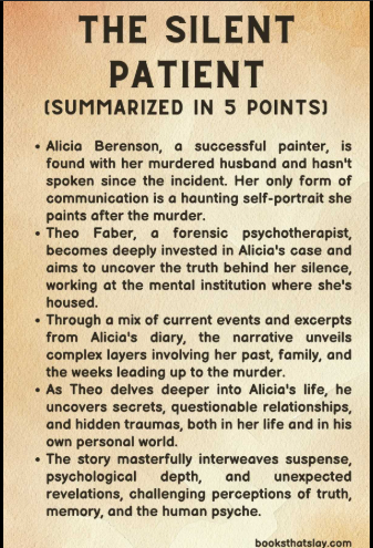 The Silent Patient – A Thrilling Psychological Mystery