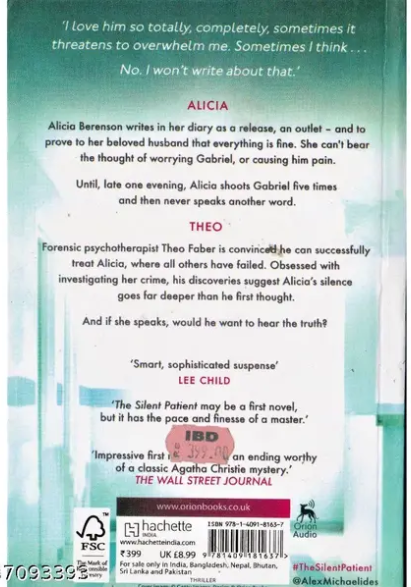 The Silent Patient – A Thrilling Psychological Mystery