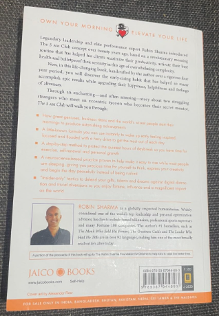 The 5 AM Club – Unlock Productivity by Robin Sharma